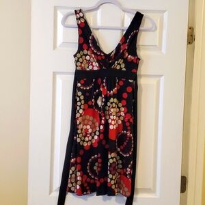 I.N. San Francisco cute multicolor sleeveless polyester dress